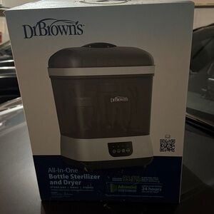 Dr. Brown's Bottle Sterilizer in Gray and White BRAND NEW IN BOX